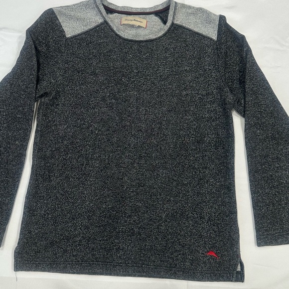 Tommy Bahama Classic Men’s Long Sleeve Sweater Gray Size M Cotton Blend - Picture 2 of 8